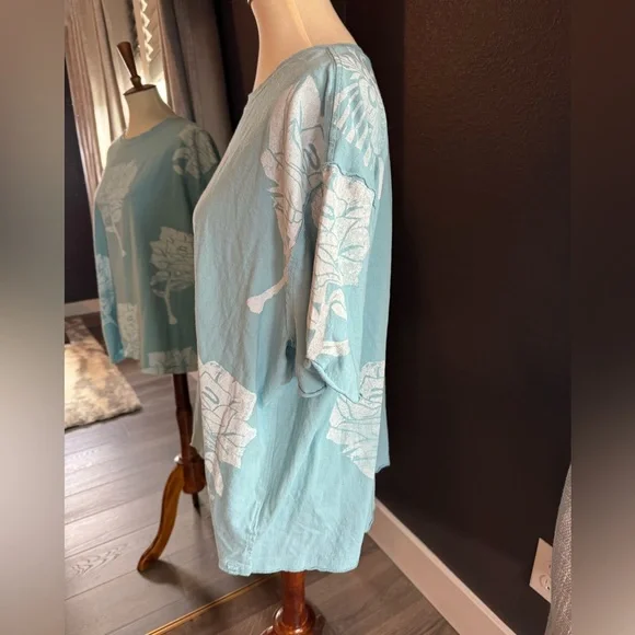 Free People We the Free Painted Floral tee - Picture 2 of 4